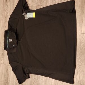 NWT- Tek Gear Men's Black Polo Shirt- XXL